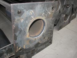 Look of welded joint